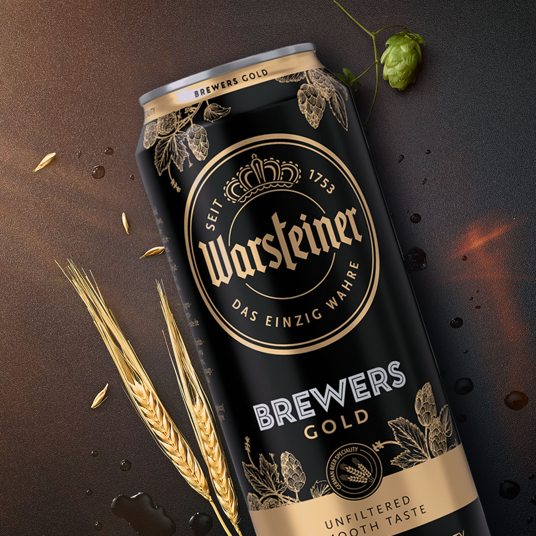 Warsteiner Brewers Gold - lata 500 ml