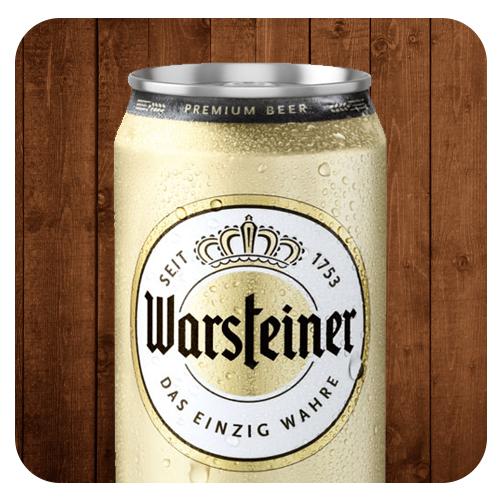 Warsteiner Premium Beer - lata 500 ml